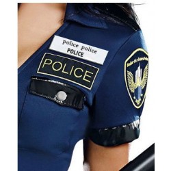 Kostým sexy policistky - detail odznaku